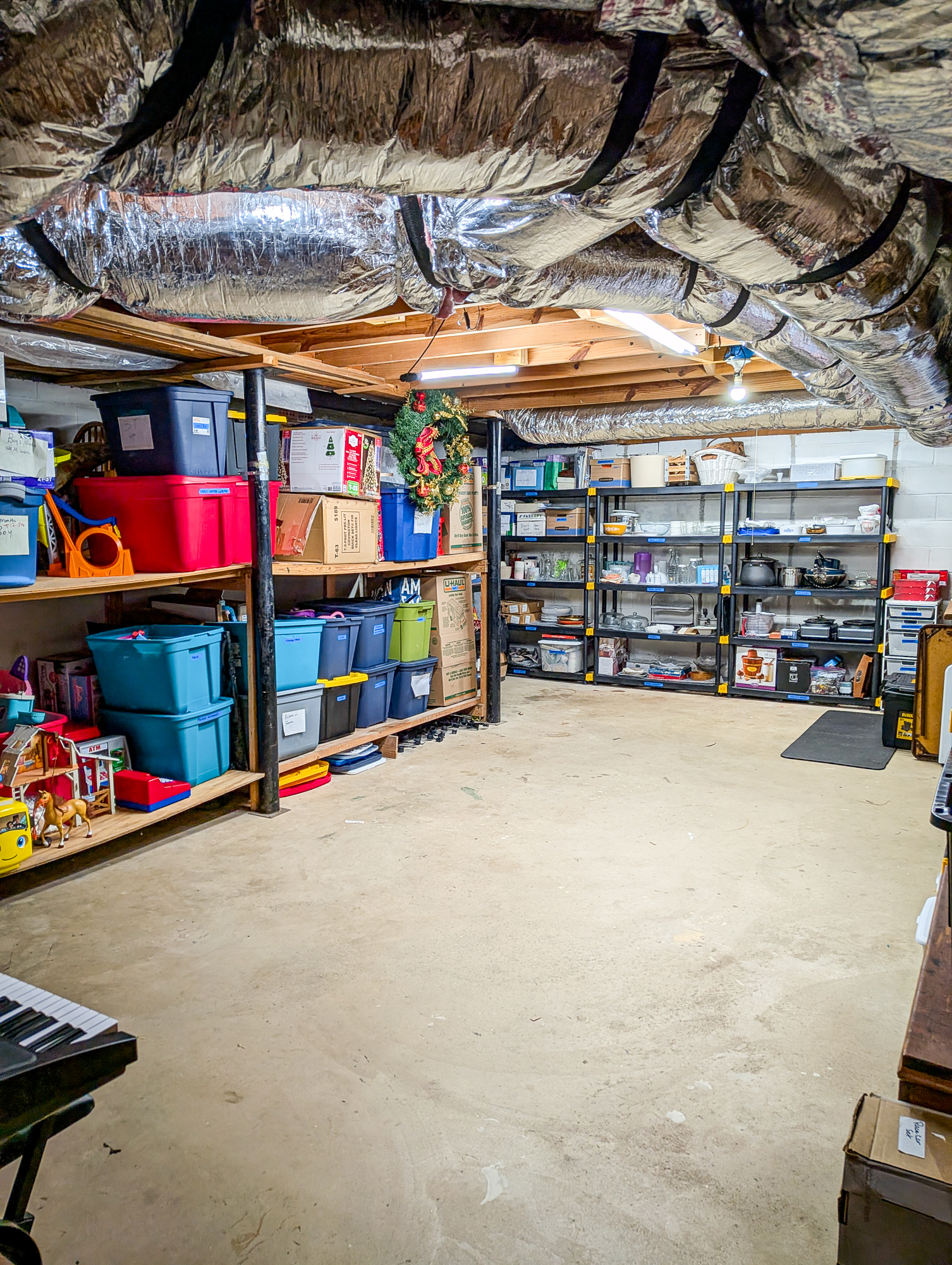 Organized basement storage in Decatur, GA — The OAK Home Atlanta